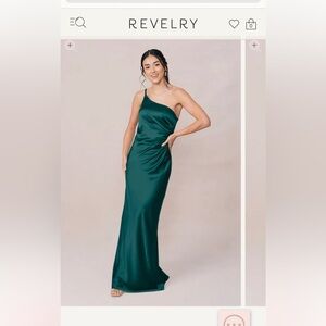 Revelry Classic Emerald Dress